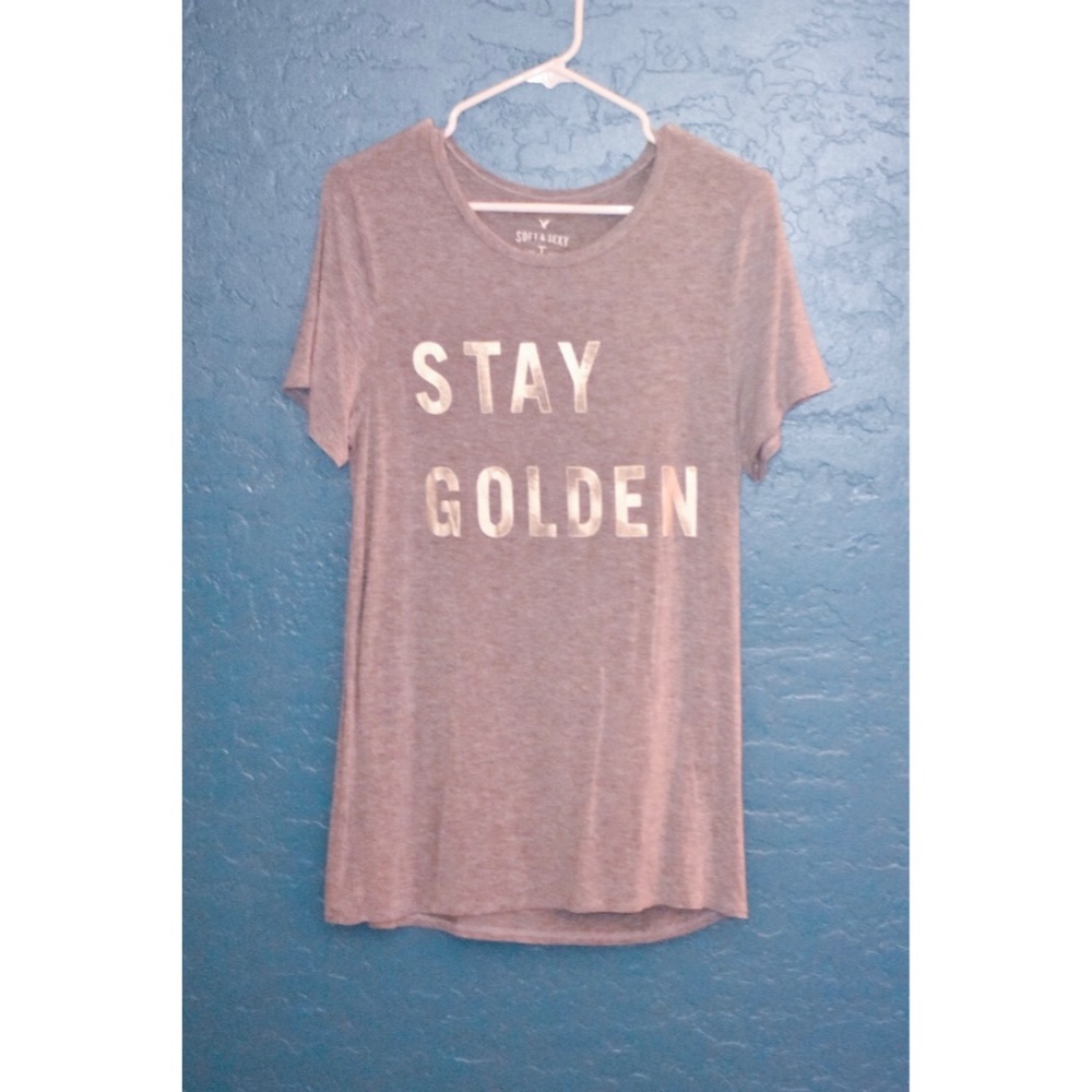 AE "Stay Golden" Graphic Tee NBW